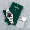 Rolex Air-King 34 Nero Oyster 14000 Royal Black Onyx Diamanti - Doppio Quadrante